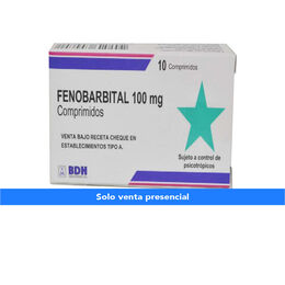 Fenobarbital 100mg 10 Comprimidos