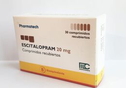 Escitalopram (B) 20 mg x 30 Comprimidos Recubiertos