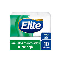 Pañuelo Mentolado Caja X6 Paquetes - Elite