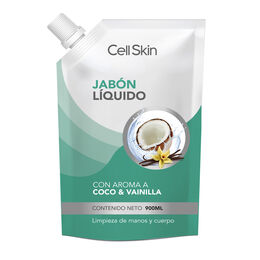 Cell Skin Jabón Liquido Coco y Vainilla DoyPack