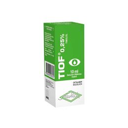 Tiof Timolol 0.25% Solución Oftálmica 10ml