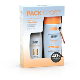 Pack Sport Fotoprotección ISDIN Fusion Water más Fusion Gel Sport