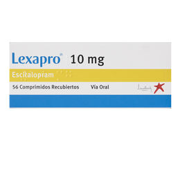 Lexapro (R) Escitalopram 10mg 56 Comprimidos Recubiertos