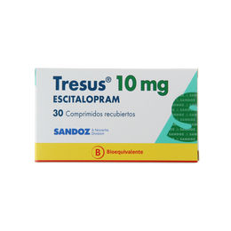 Tresus (B) Escitalopram 10mg 30 Comprimidos Recubiertos