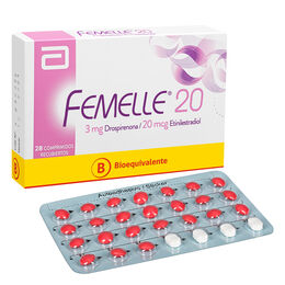 Femelle 20 Drospirenona / Etinilestradiol 28 Comprimidos Recubiertos