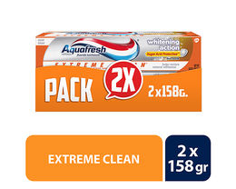 Pack De Cremas Dentales Extreme Clean Whitening - Aquafresh