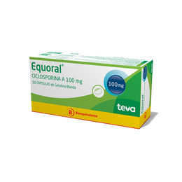 Equoral (B) Ciclosporina 100mg 50 Cápsulas Blandas