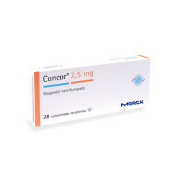 Concor (R) Bisoprolol 2.5mg 28 Comprimidos Recubiertos