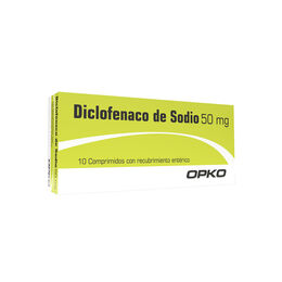 Diclofenaco 50mg 10 Comprimidos