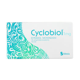 Cyclobiol Estradiol 1mg 30 Comprimidos Recubiertos