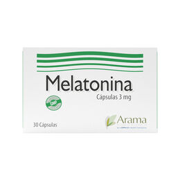 Melatonina 3mg 30 Cápsulas - Arama