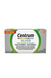 Product image of Centrum Silver Multivitamínico Frasco 30 Comprimidos