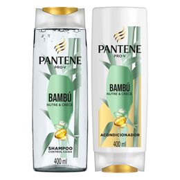 Product image of Pack Shampoo + Acondicionador Pantene Bambú Nutre & Crece 400ml