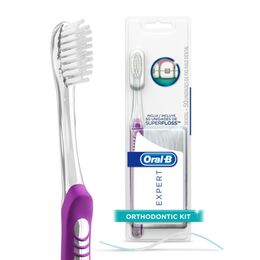 Product image of Cepillo Dental Expert Ortodoncia + Hilo Dental Superfloss - Oral-b