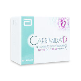 Caprimida D Calcio/Vitamina D3 30 Cápsulas