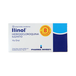 Ilinol (B) Hidroxicloroquina 200mg 30 Comprimidos Recubiertos