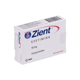 Zient Ezetimiba 10mg 30 Comprimidos