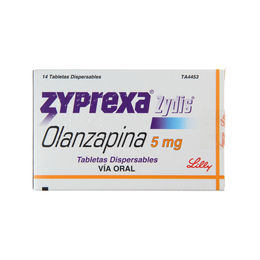 Zyprexa Zydis (R) Olanzapina 5mg 14 Tabletas Dispersables