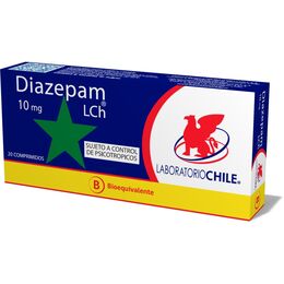 Diazepam (B) 10mg 20 Comprimidos