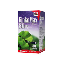 Product image of Ginkgo Max Ginkgo Biloba 80mg 30 Cápsulas