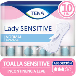 Tena Toalla Lady Sensitive 10 Unidades