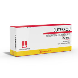 Eutebrol (B) Memantina 20mg 30 Comprimidos