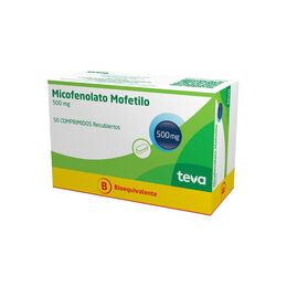 Micofenolato (B) 500mg 50 Comprimidos Recubiertos