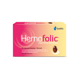 Hemofolic Ácido Fólico / Hierro 30 Cápsulas