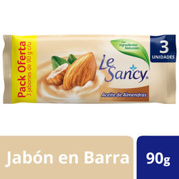 Product image of Le Sancy Jabón Barra Aceite de Almendras 270g