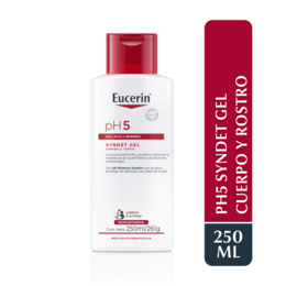 Product image of Jabón Gel Syndet PH5 Cuerpo y Rostro 250ml - Eucerin