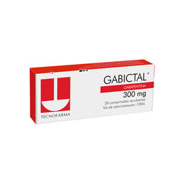 Gabictal (B) Gabapentina 300mg 30 Comprimidos Recubiertos