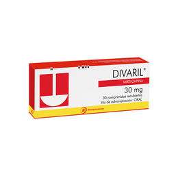 Divaril (B) Mirtazapina 30mg 30 Comprimidos Recubiertos