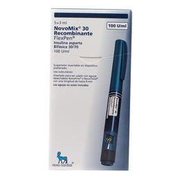 NovoMix 30 Recombinante 100UI/ml FlexPen Inyectable 3ml x5 F-A