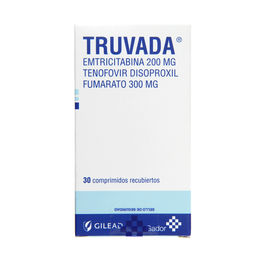 Truvada Emtricitabina / Tenofovir 30 Comprimidos Recubiertos