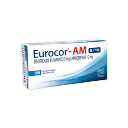 Eurocor-AM Bisoprolol / Amlodipino 5/10 35 Comprimidos Recubiertos - Eurocor am