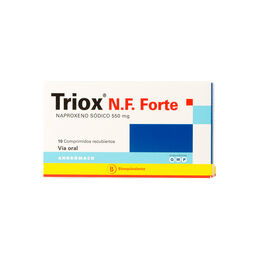 Triox N.F. Forte Naproxeno Sódico 550mg 10 Comprimidos Recubiertos