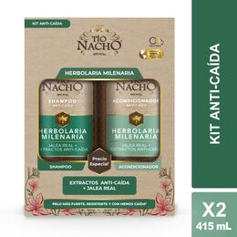 Pack Shampoo + Acondicionador Herbolaria Milenaria 415ml - Tío nacho