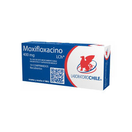 Product image of Moxifloxacino (B) 400mg 10 Comprimidos Recubiertos - Moxicino