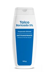 Talco Boricado 5% 100g - Recetario magistral