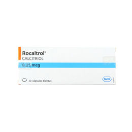 Rocaltrol Calcitriol 0.25mcg 30 Cápsulas Blandas