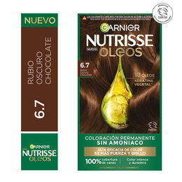 Tintura Nutrisse Oleos 6.7 Rubio Oscuro Chocolate - Garnier