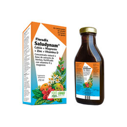 Product image of Floradix Saludynam Calcio, Zinc y Vitamina D 250ml