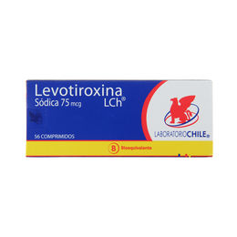 Levotiroxina (B) 75mcg 56 Comprimidos