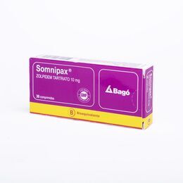 Somnipax (B) Zolpidem 10mg 30 Comprimidos