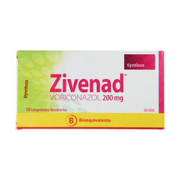 Zivenad (B) Voriconazol 200mg 10 Comprimidos Recubiertos