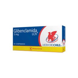 Glibenclamida (B) 5mg 60 Comprimidos