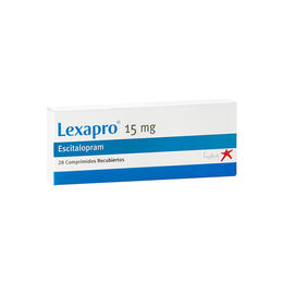 Lexapro (R) Escitalopram 15mg 28 Comprimidos Recubiertos