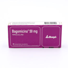 Product image of Bagomicina Minociclina 50mg 30 Comprimidos Recubiertos