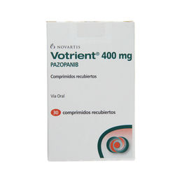 Votrient Pazopanib 400mg 30 Comprimidos Recubiertos