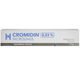 Product image of Cromidin Tacrolimus 0.03% Ungüento Tópico 15g